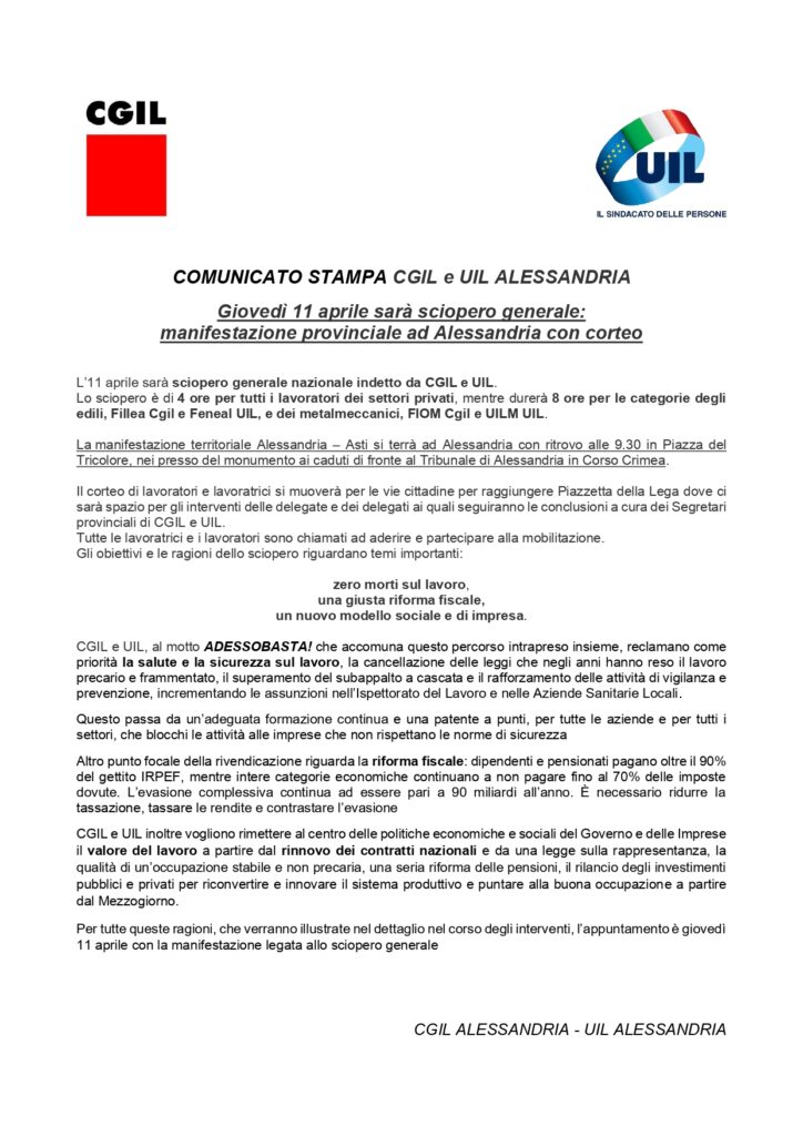 Questa immagine ha l'attributo alt vuoto; il nome del file è CS-sciopero-generale-11-aprile-2024-CGIL-e-UIL-ALESSANDRIA_page-0001-724x1024.jpg