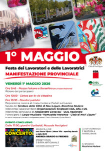 1° MAGGIO 2026 A NOVI LIGURE