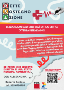 LA QUOTA SANITARIA DELLE RSA È UN TUO DIRITTO: OTTIENILA INSIEME A NOI!